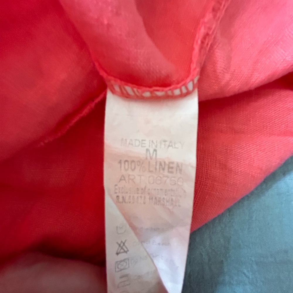 100%Linen Embroidered Dress - Picture 6 of 6